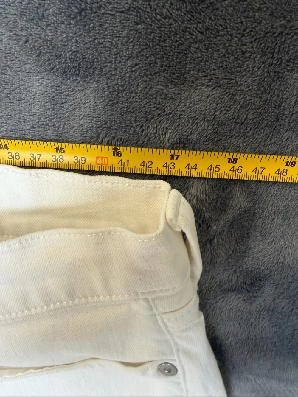 Banana Republic Women's White Denim Cutoff Shorts Size 12